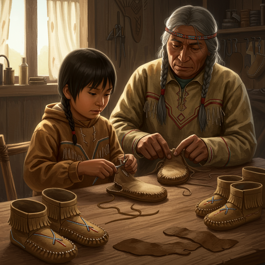 A short Story: Ahanu's Gift of Moccasins