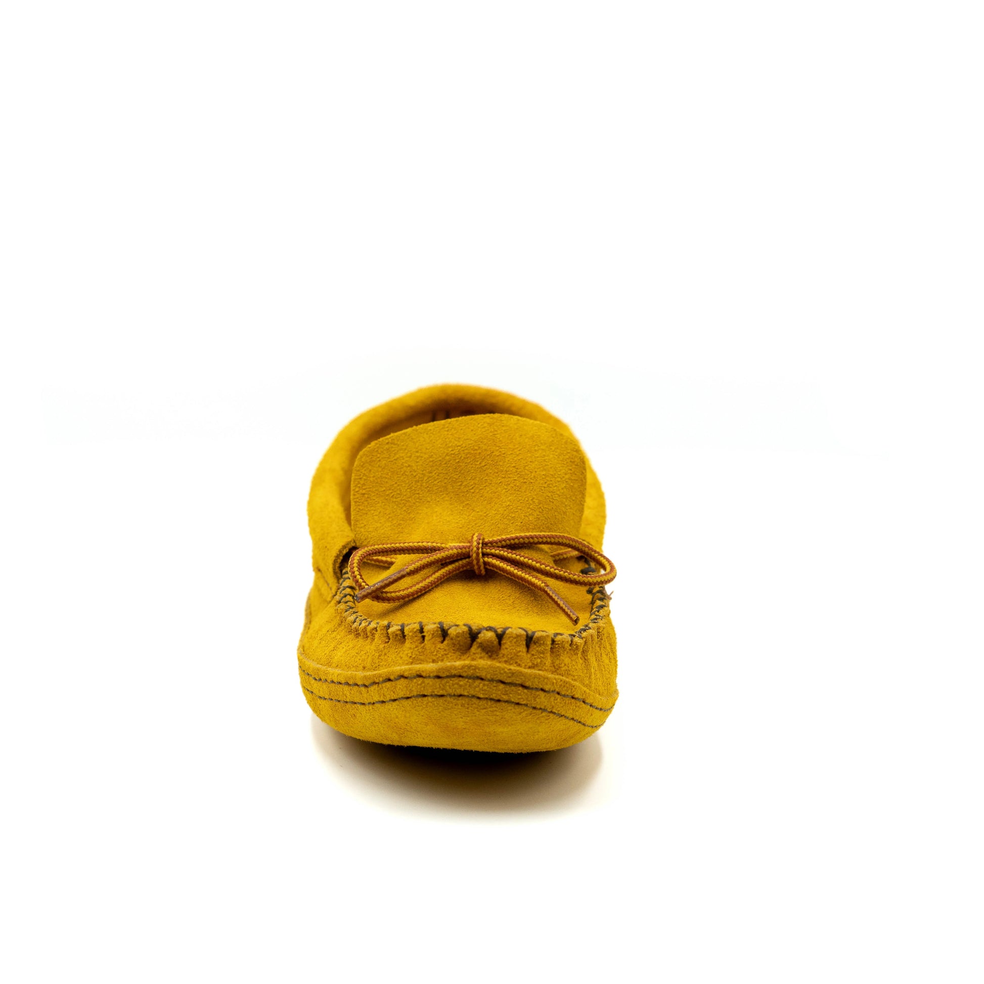 mens spirit moccasins tan front view