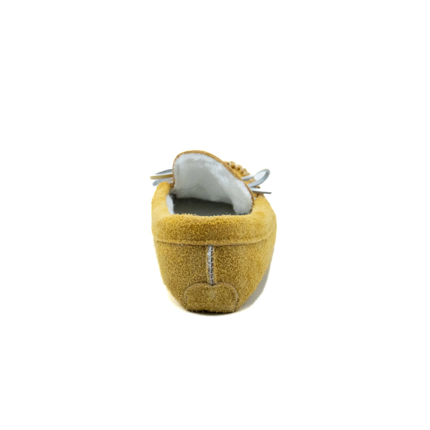 Men's Indian Tan Suede Moccasins With Fleece Lining