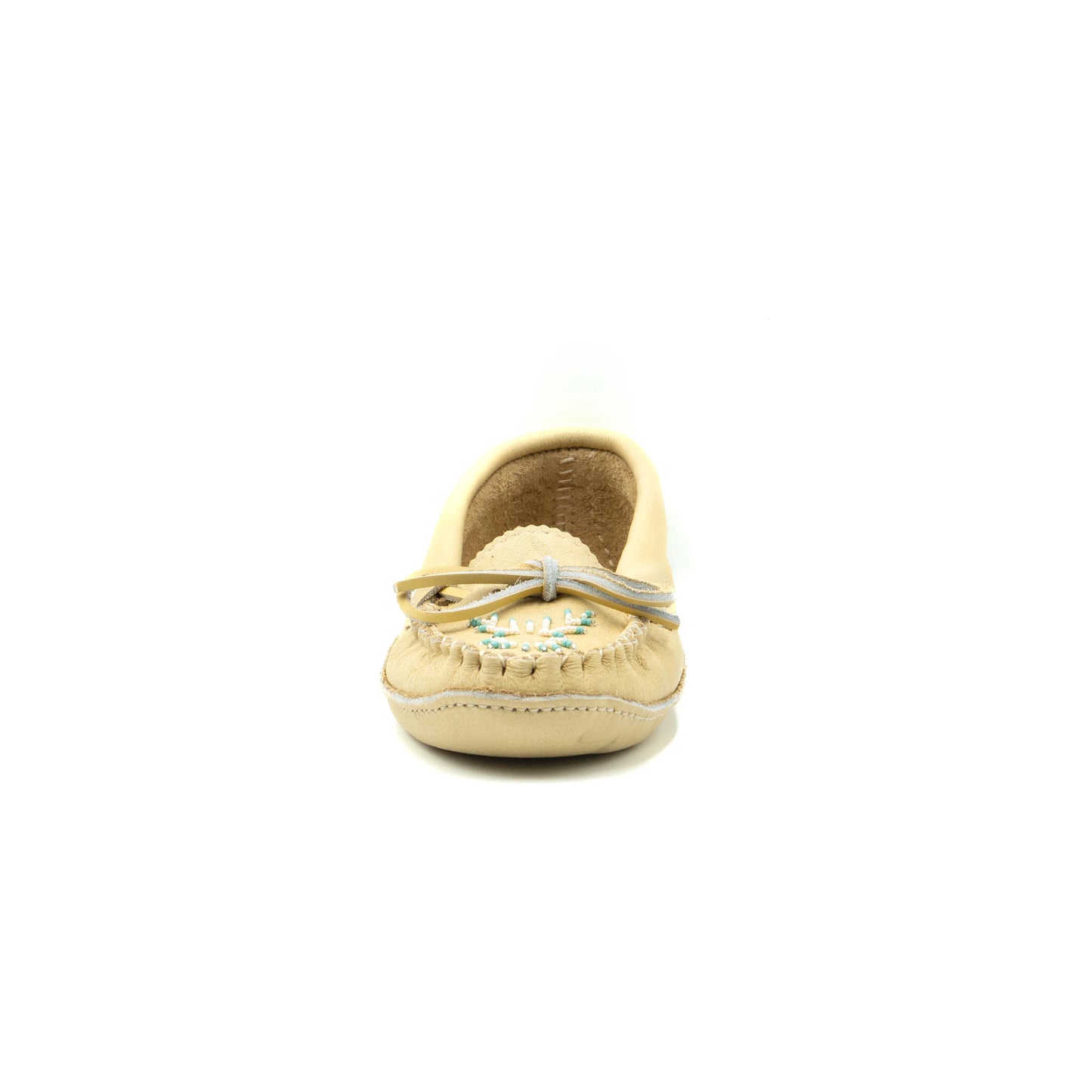 Yänonhchia' (home) - Women's Moose Hide Moccasins With Moose Hide Padded sole