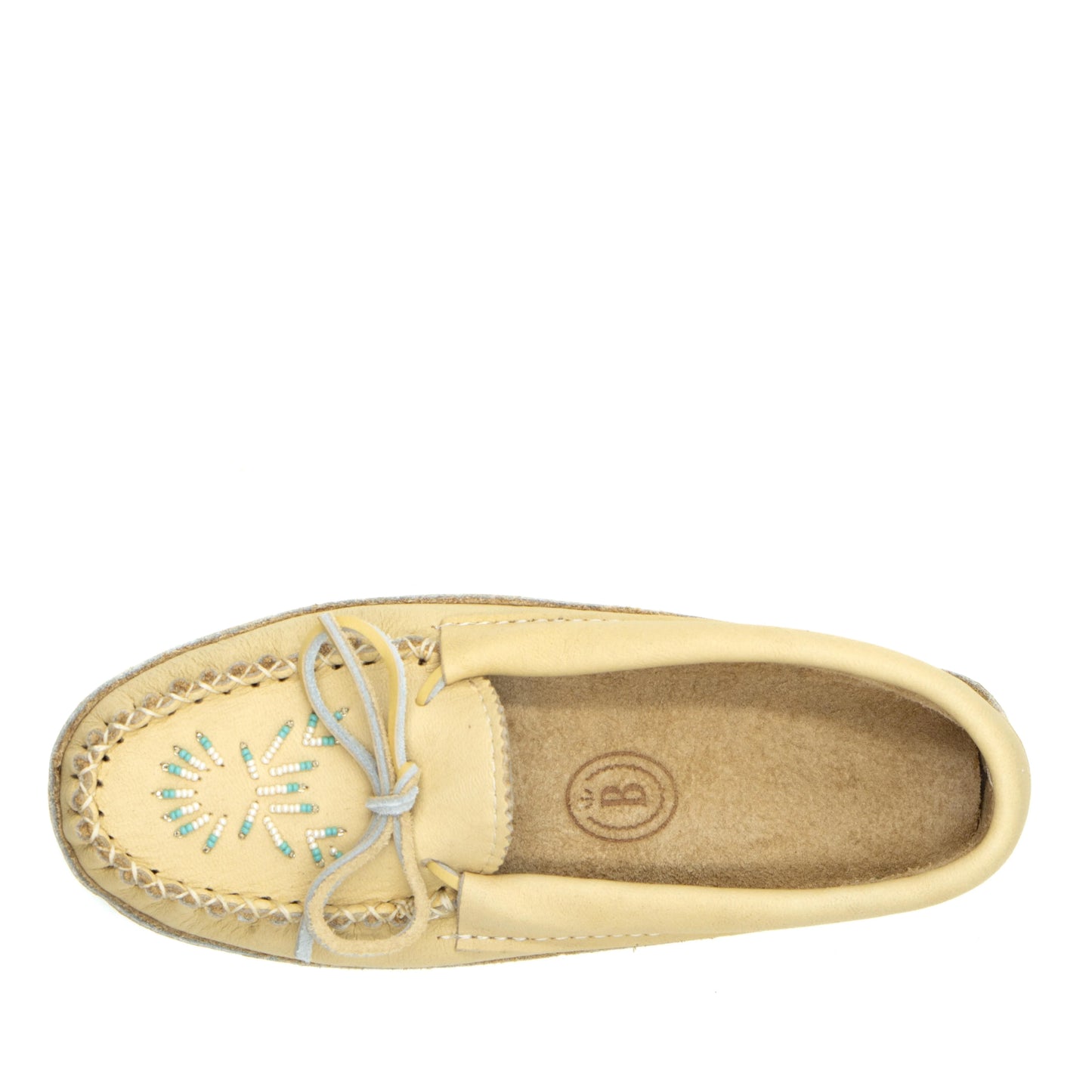 Yänonhchia' (home) - Women's Moose Hide Moccasins With Moose Hide Padded sole
