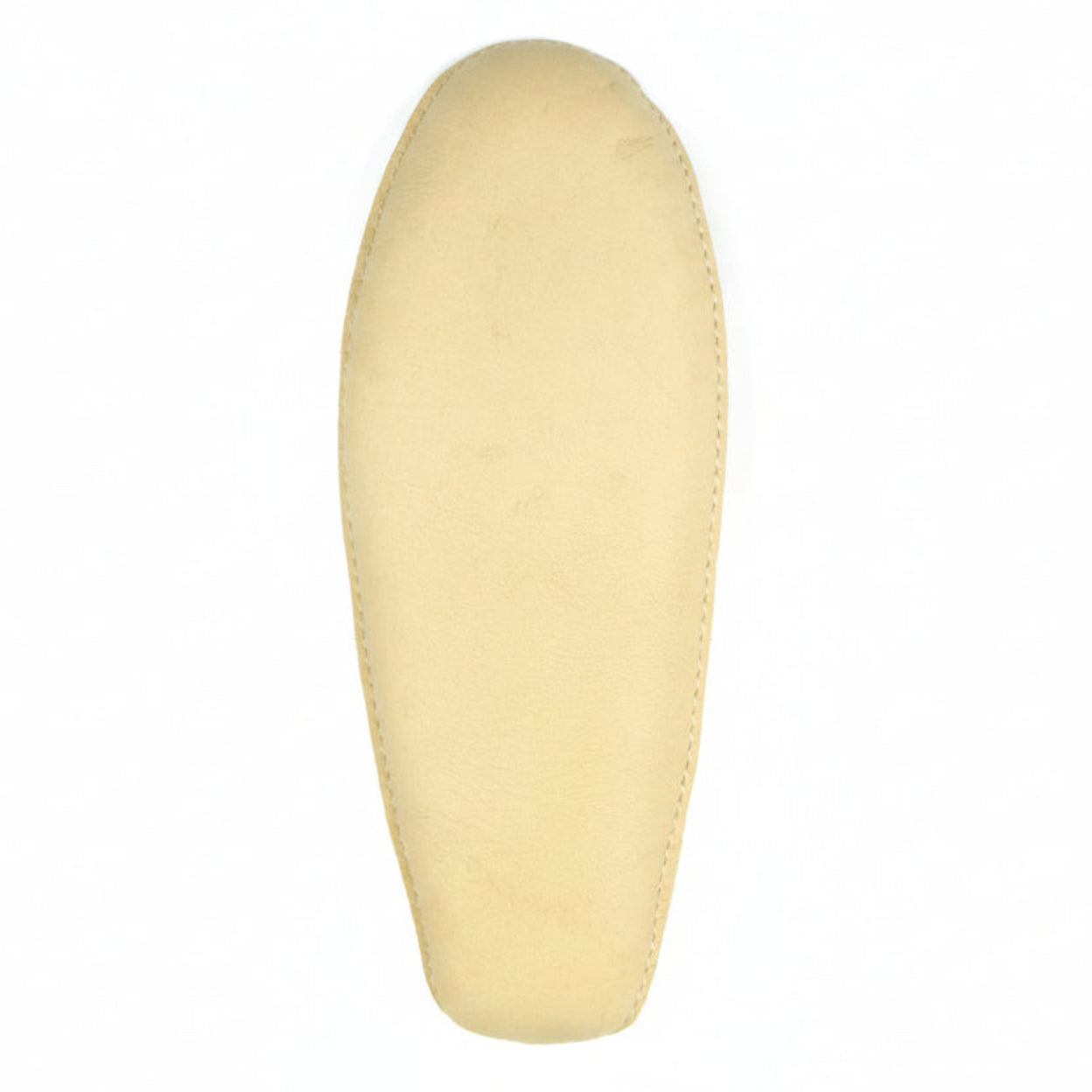 Beige shoe sole on a white background
