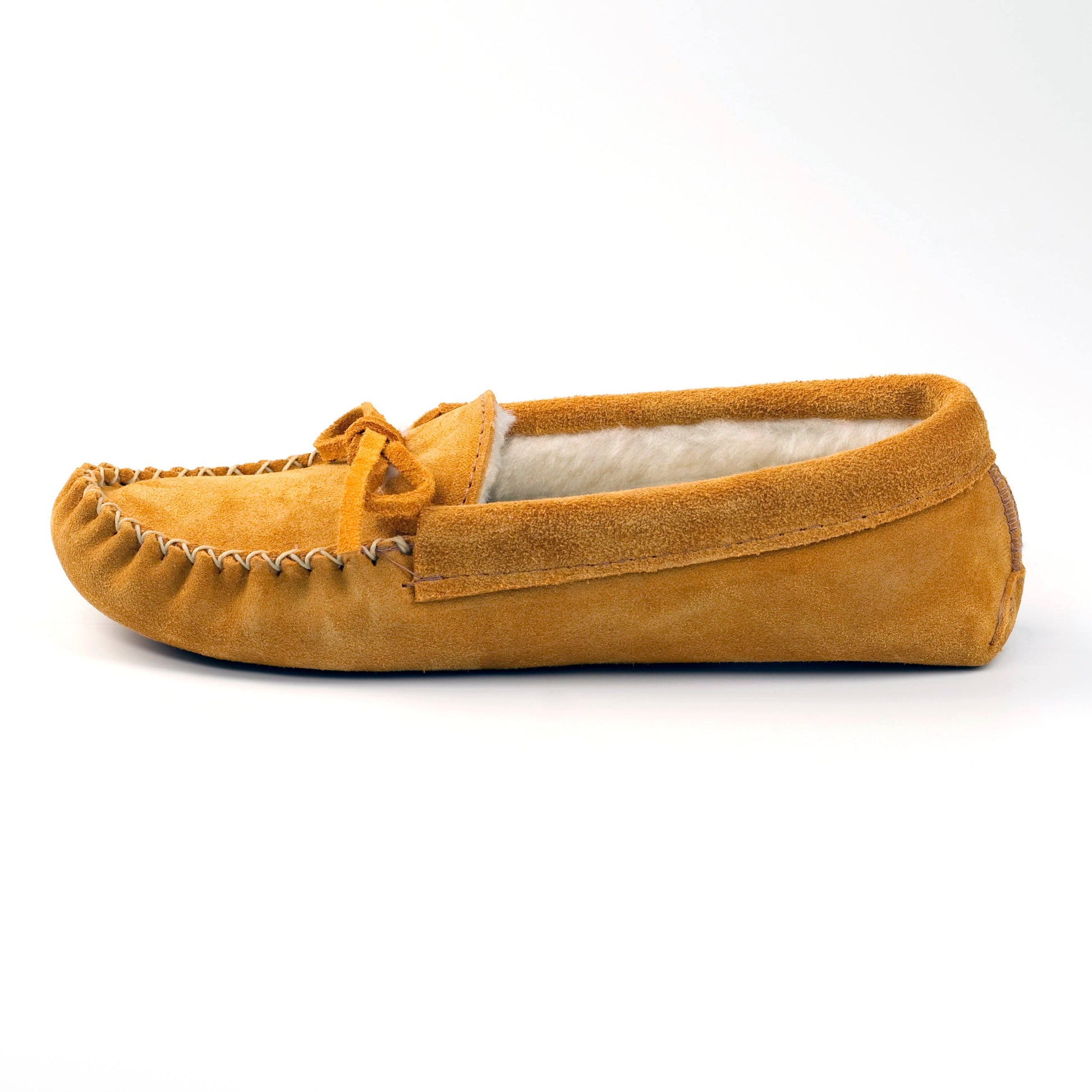 765 Tecumseh suede moccasins