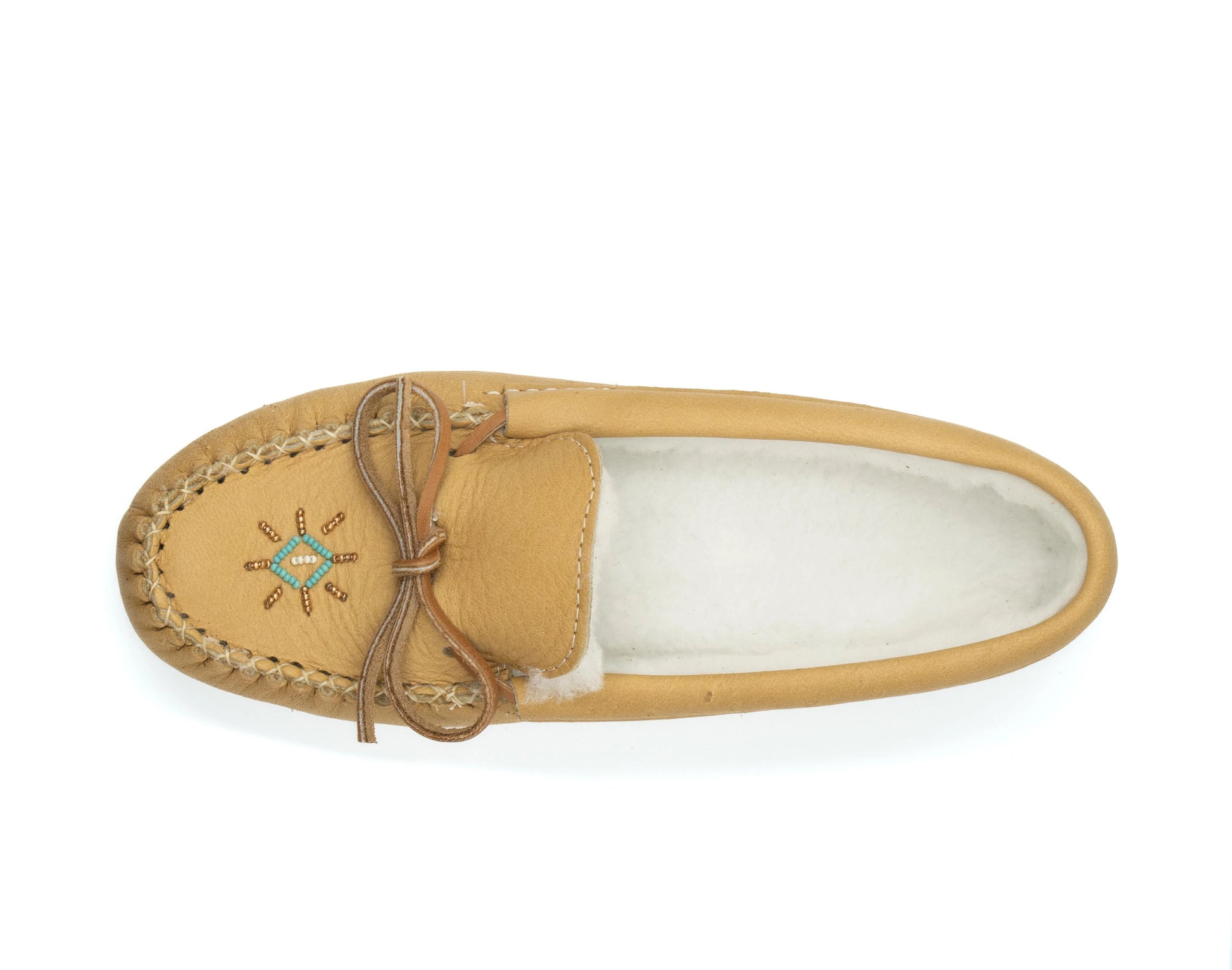 442W Maple Moosehide moccasins made in Canada