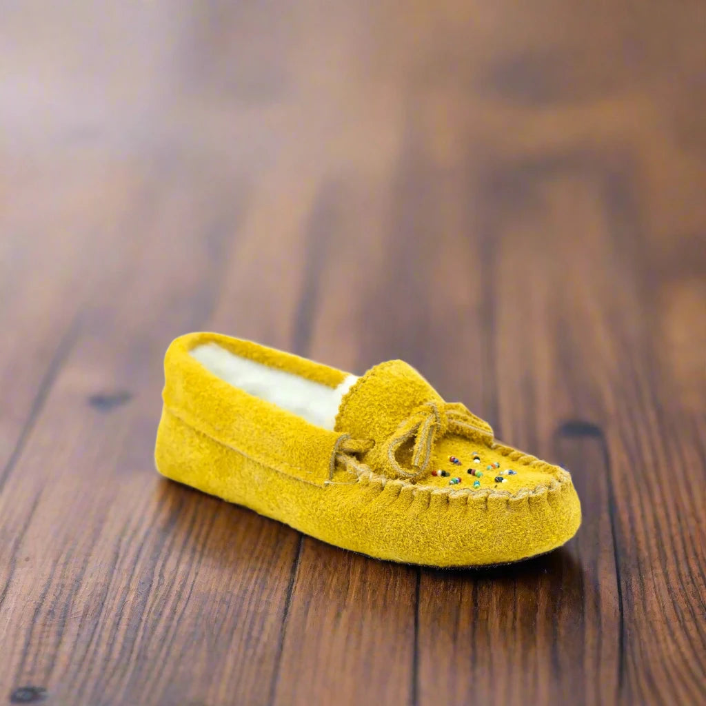 ladies moose suede moccasins