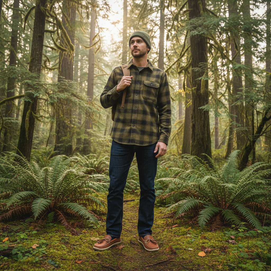 Ohkwesen' Men's Leather Moccasins - Loafer Style Cowhide & Crepe Sole