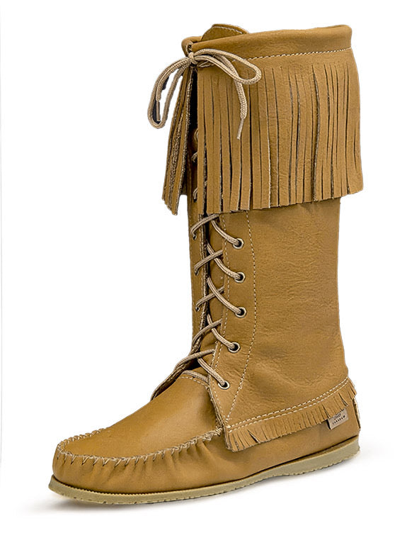 Tecumseh Canada 94751CKM Men's 15" Handcrafted Moosehide Knicker Hunting Boots | Genuine Chief Rubber Sole