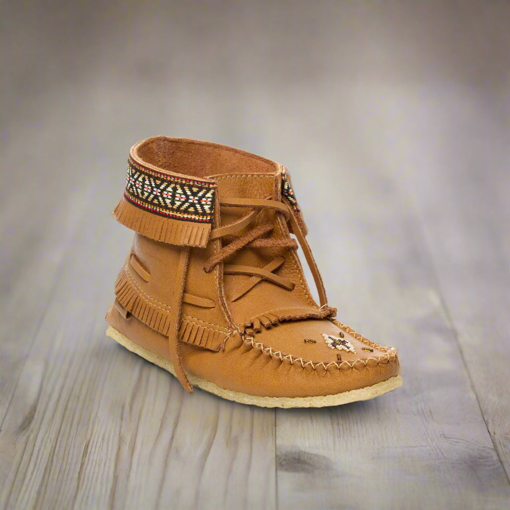 Tecumseh Canada Concho Boots Beaded moccasins