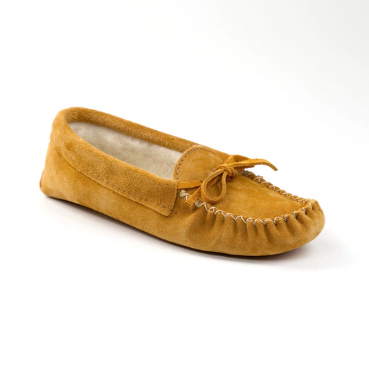 765 Tecumseh suede moccasins