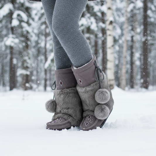 grey mukluks