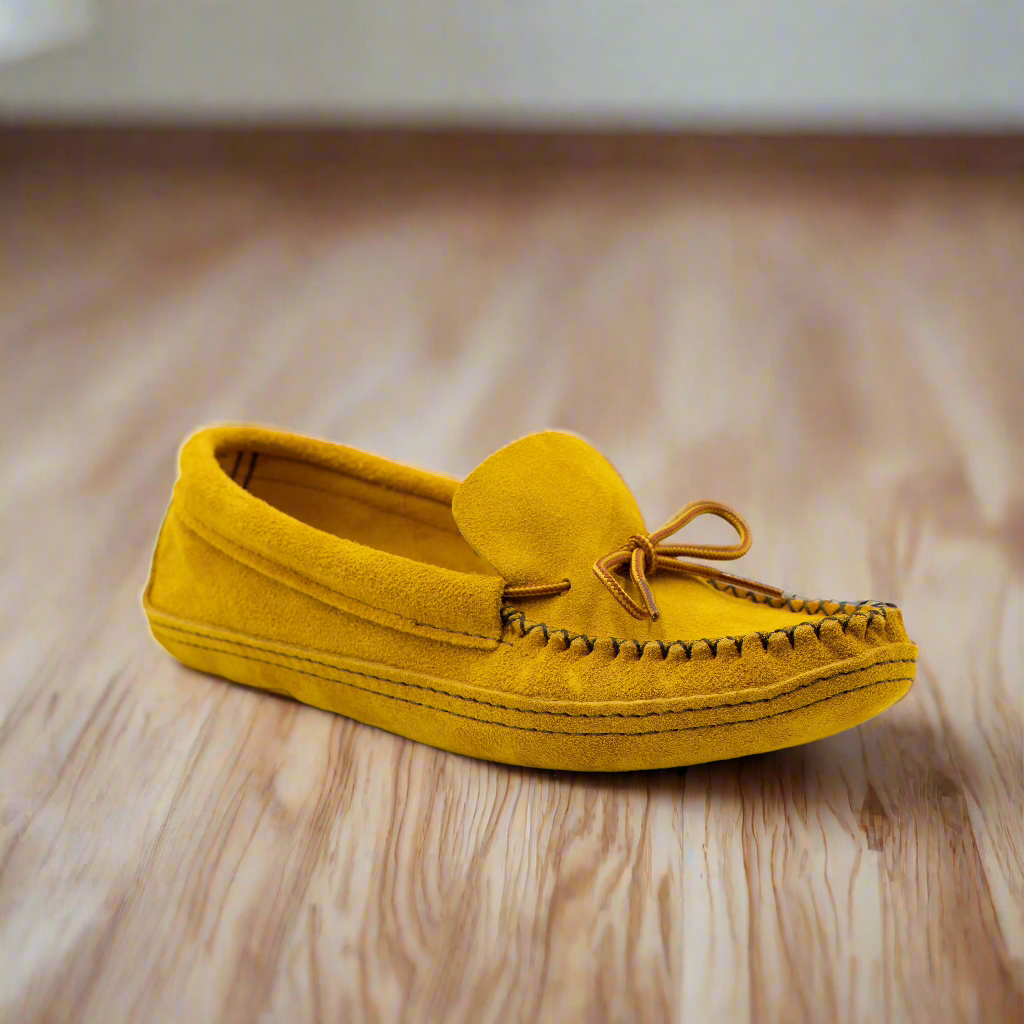 mens moccasins in suede