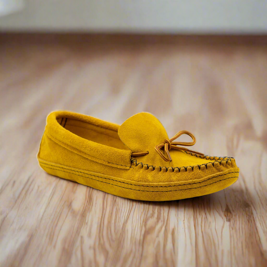 mens moccasins in suede