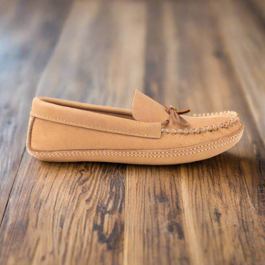 mens moccasins canada in maple moose hide moccasins