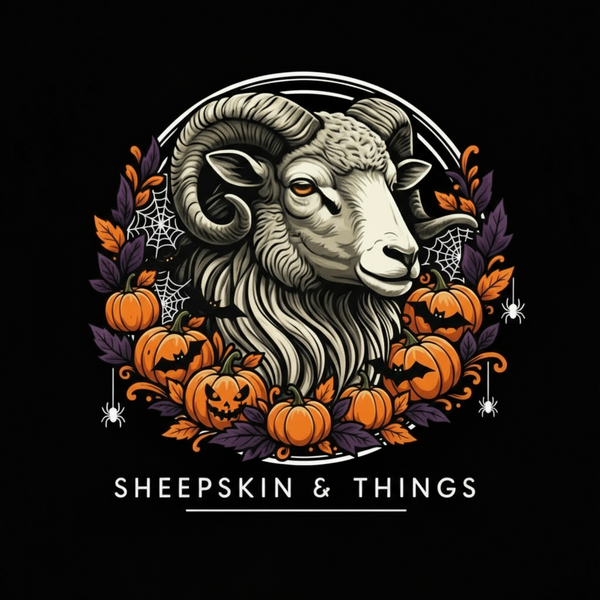 Sheepskin & Things Halloween Logo - Blended Edges