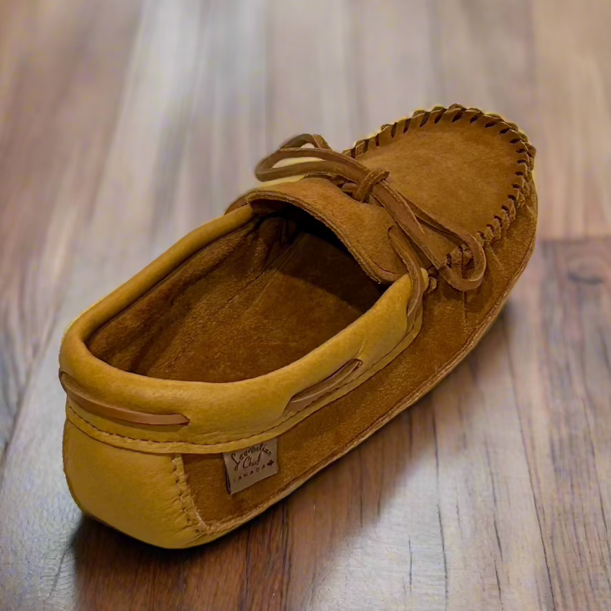 The Distinctive "Ski Sole" on a Moccasin: Shape, Material, and Craftsmanship