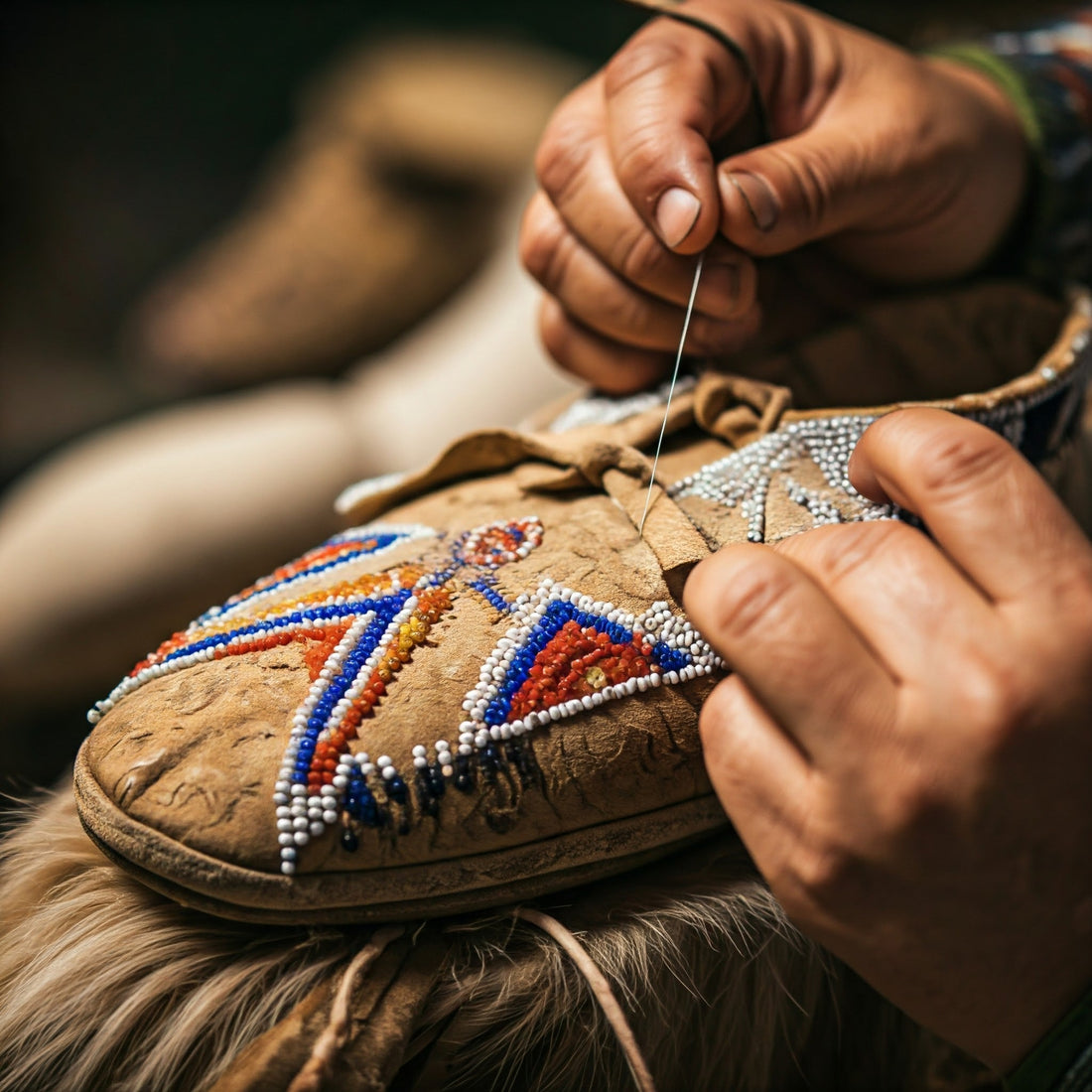 A Legacy of Earth and Art: The Making of First Nations Moccasins