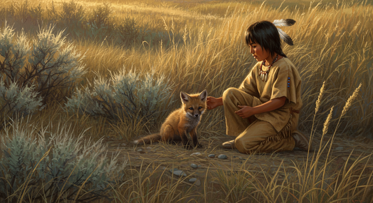 Little Feather And The Baby Fox Short Story