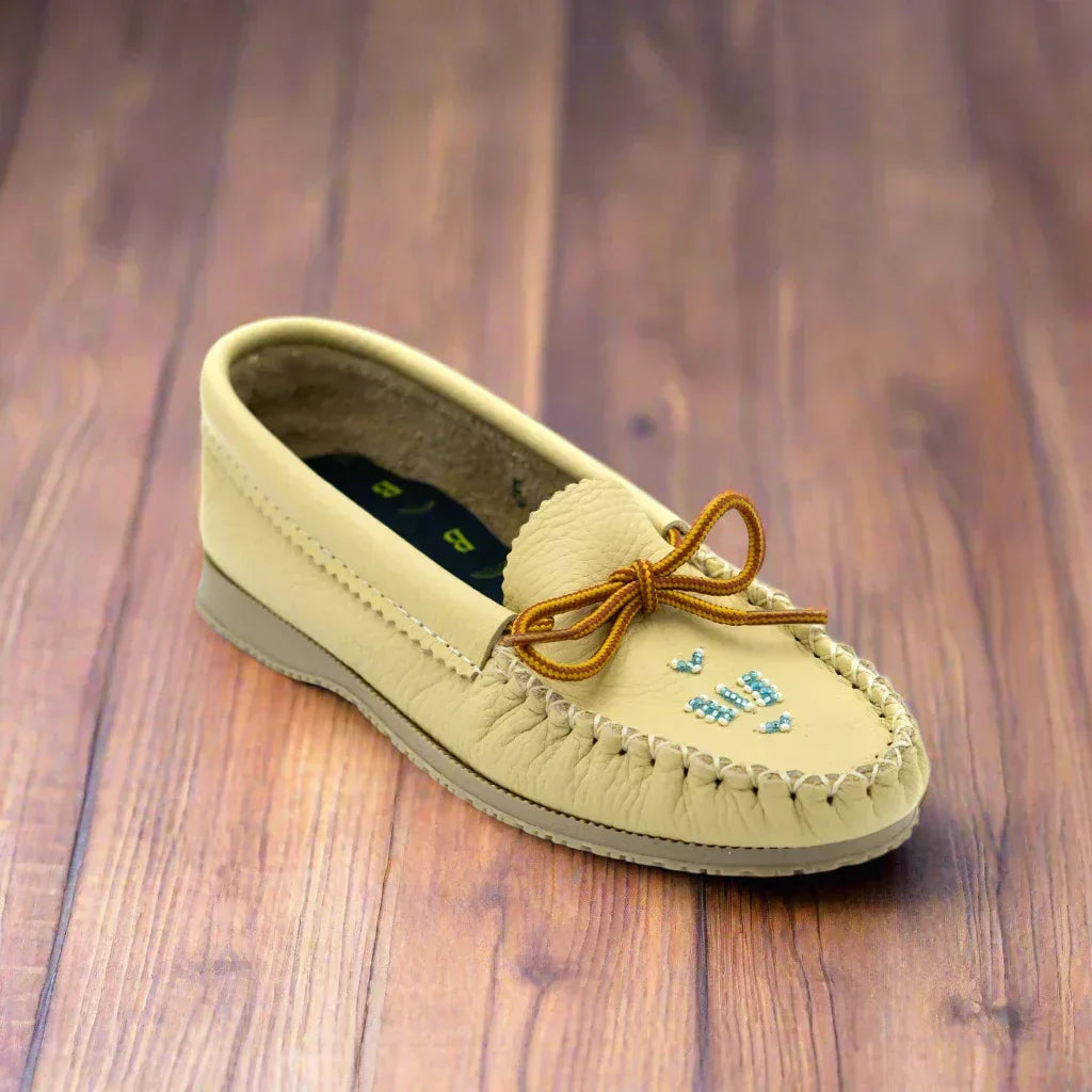 moccasins canada made from leather 