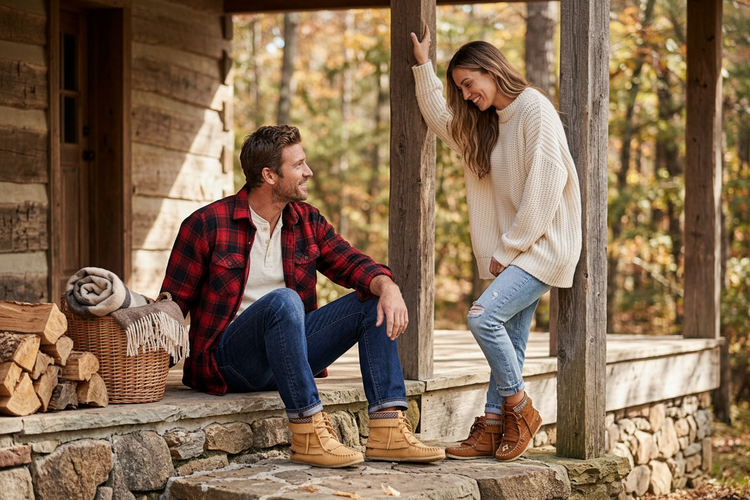 mens and womens concho boots moccasins boho style