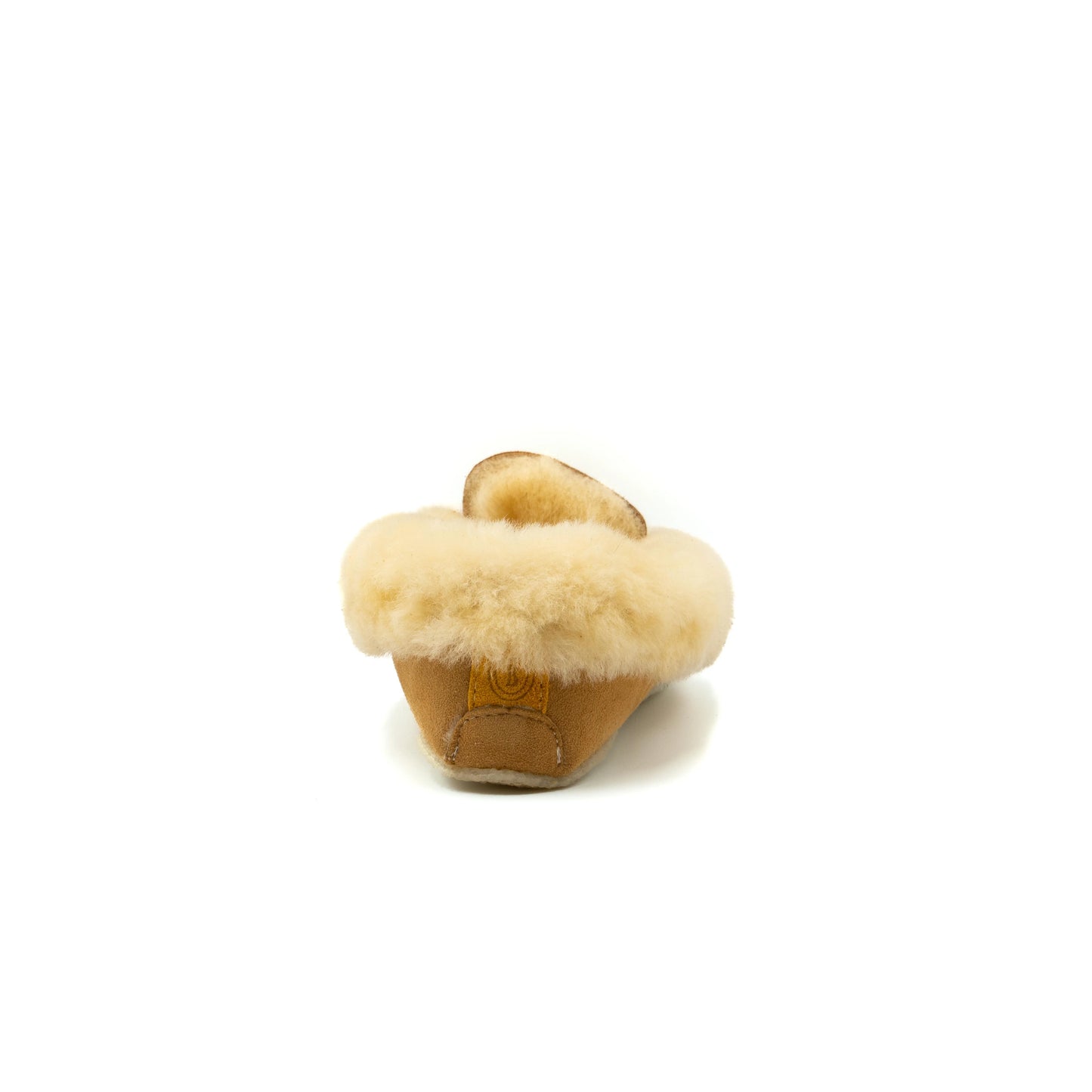 Women's Handcrafted Sheepskin Moccasins with Natural Crepe Sole