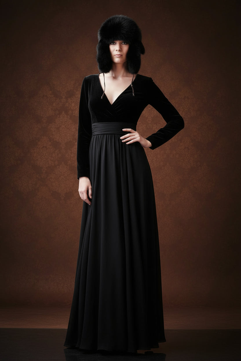 Tecumseh Canada Black Fox Fur Bomber Hat - Handcrafted in Canada