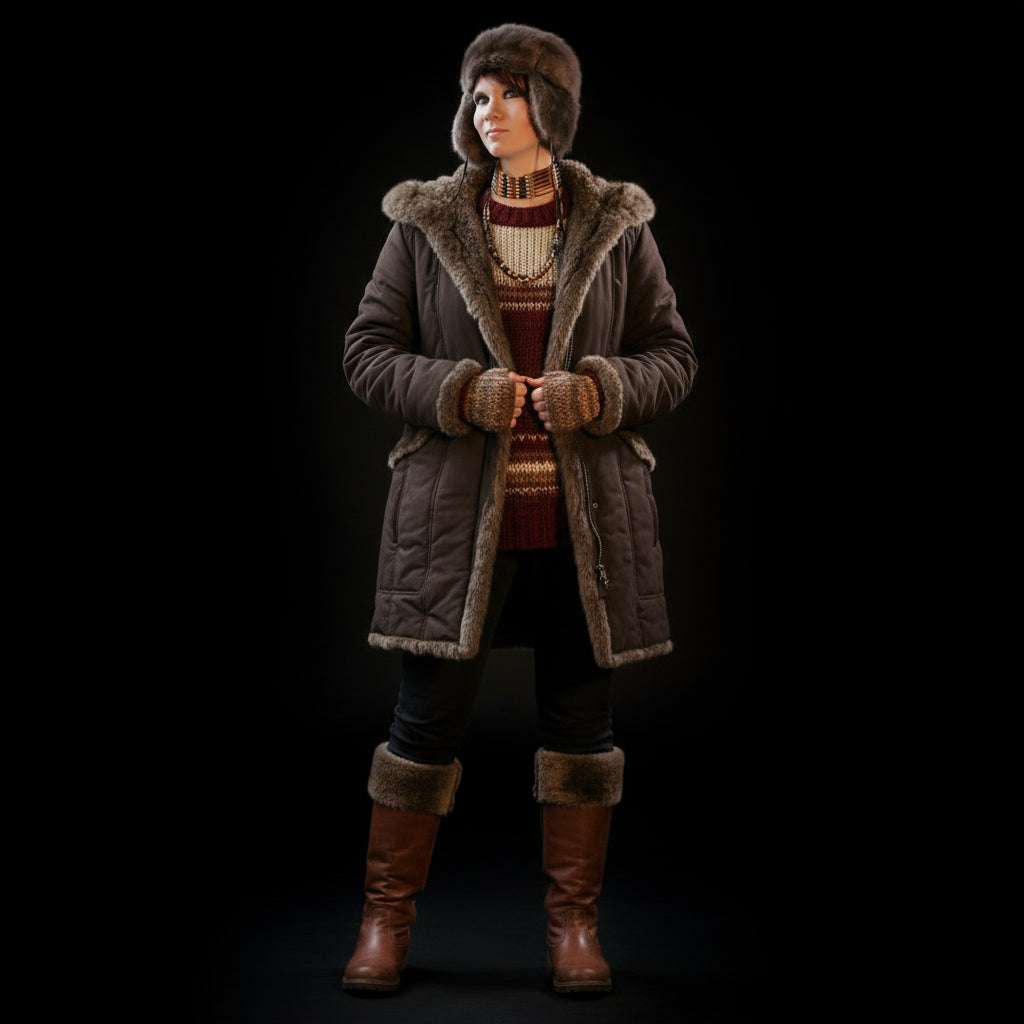 Tecumseh Canada Uptone Muskrat Fur Hat - Made in Canada