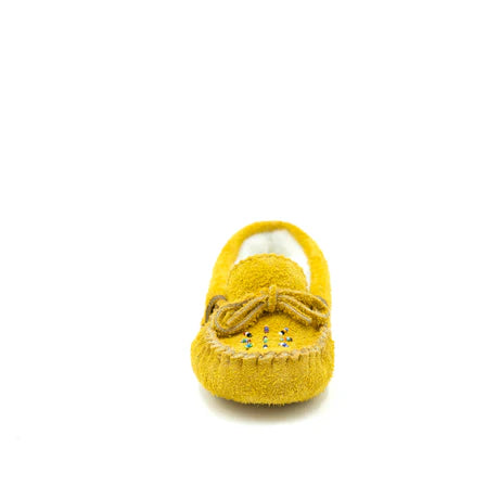 womens moosehide suede indian tan moccasins 