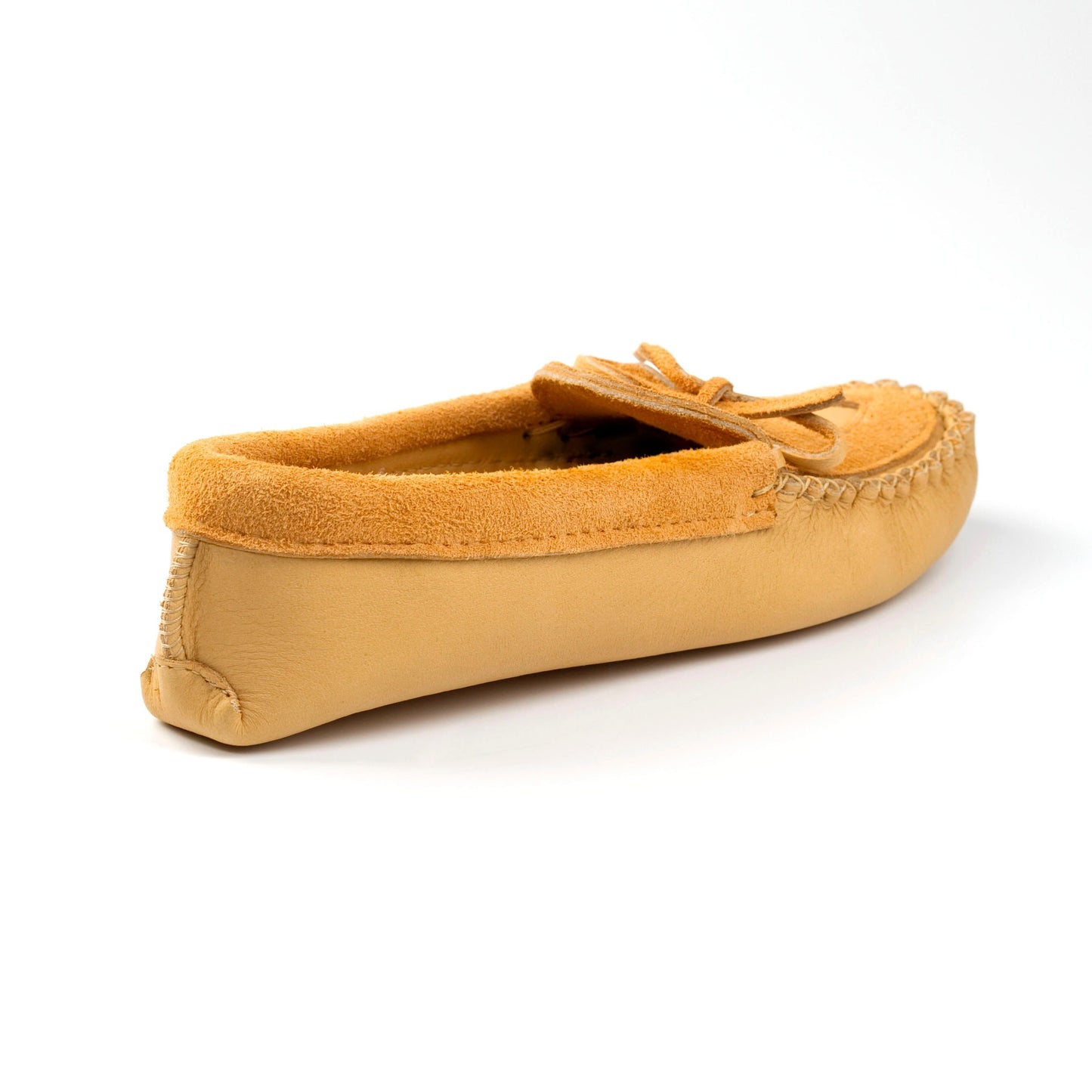 Women's Wild Moosehide Moccasins With Suede Opaque And Padded Sole