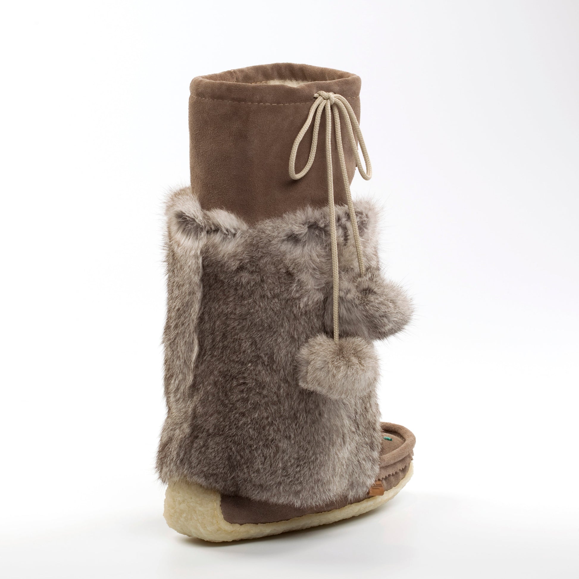 Tall grey mukluks 
