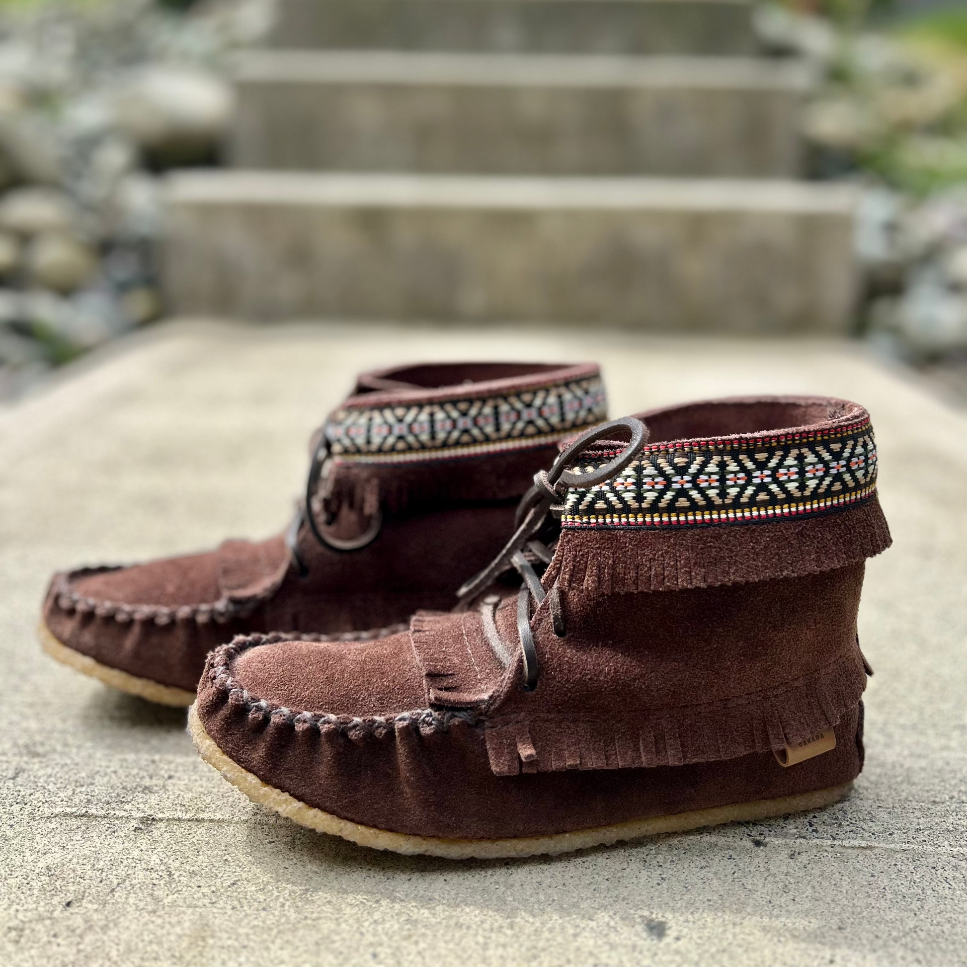 Brown moccasin boots by tecumseh Canada made in canada Moccasins 