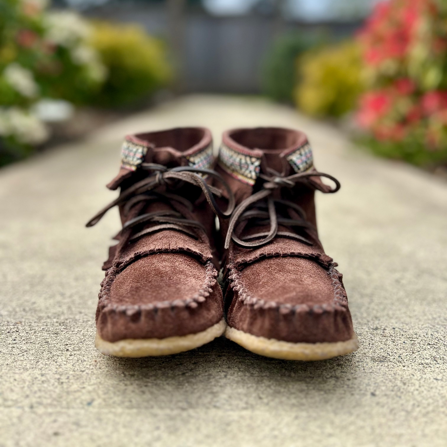 Brown moccasin boots by tecumseh Canada made in canada Moccasins 