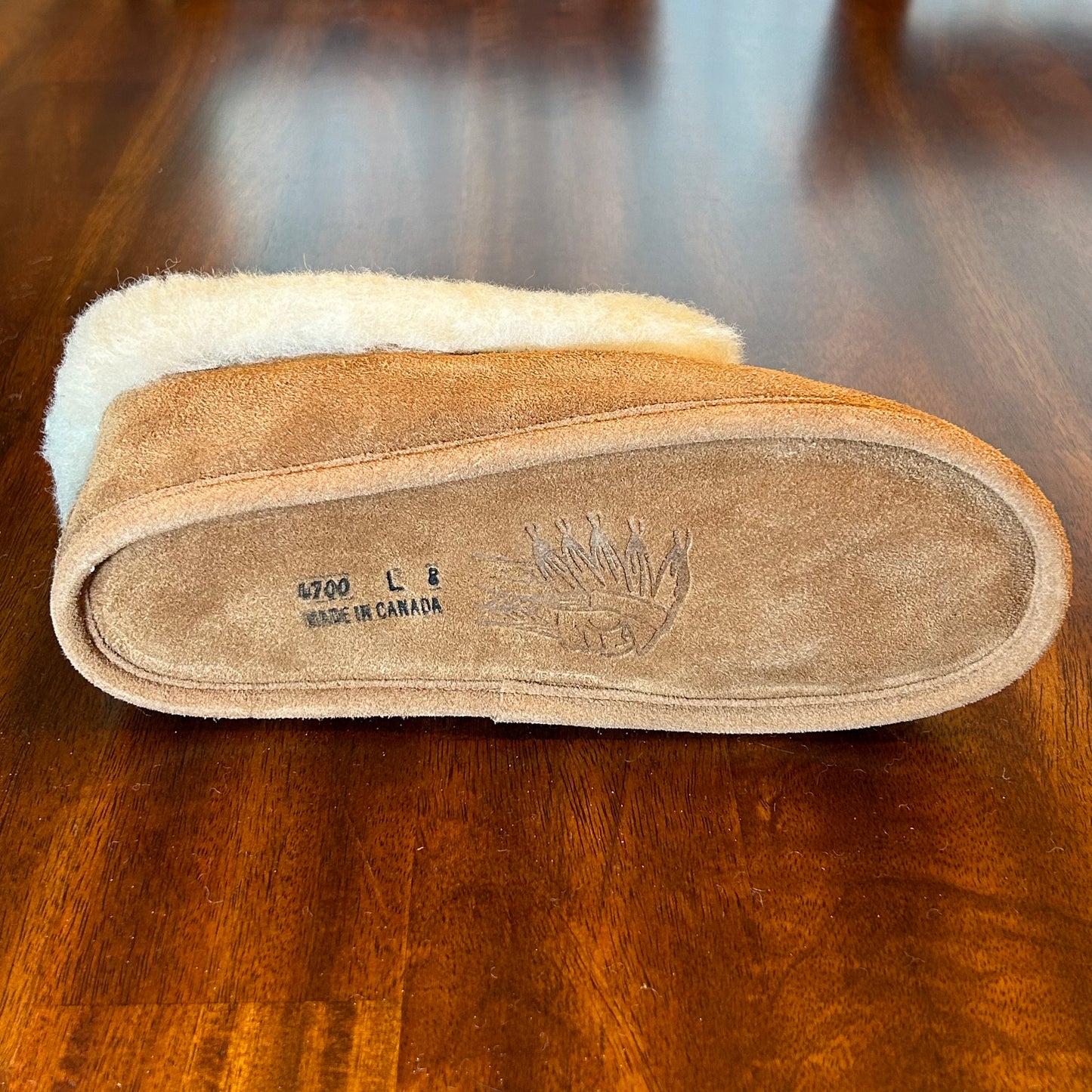 Women's Laurentian Chief Sheepskin Slipper with Wool Collar and Lining