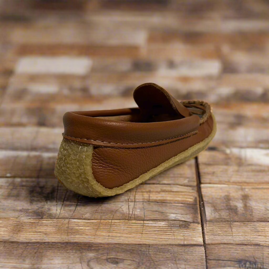 Men's Frog Spirit Moccasins Heavy Cork Bullhide With Gum Rubber Sole