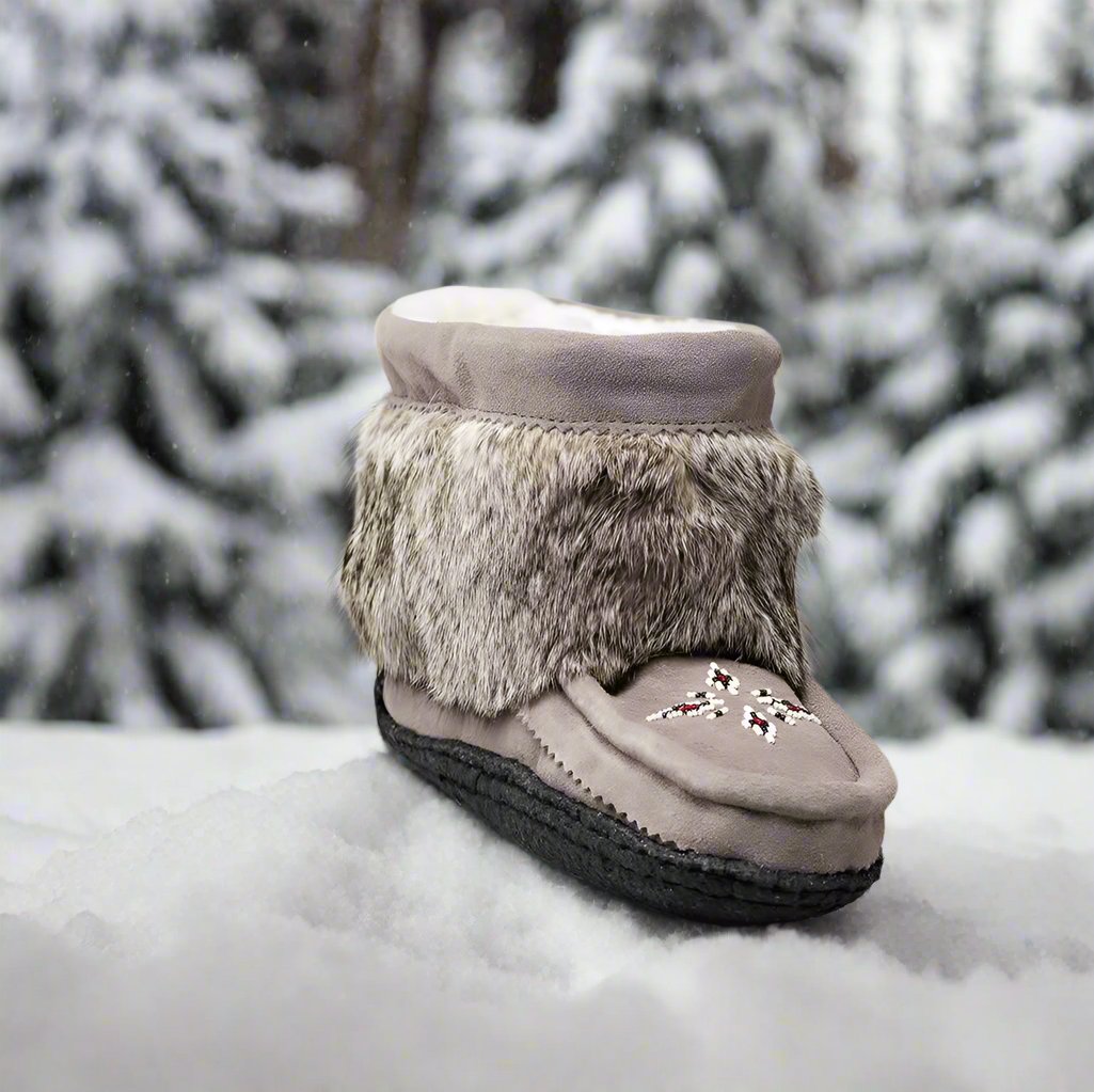 grey mini mukluks