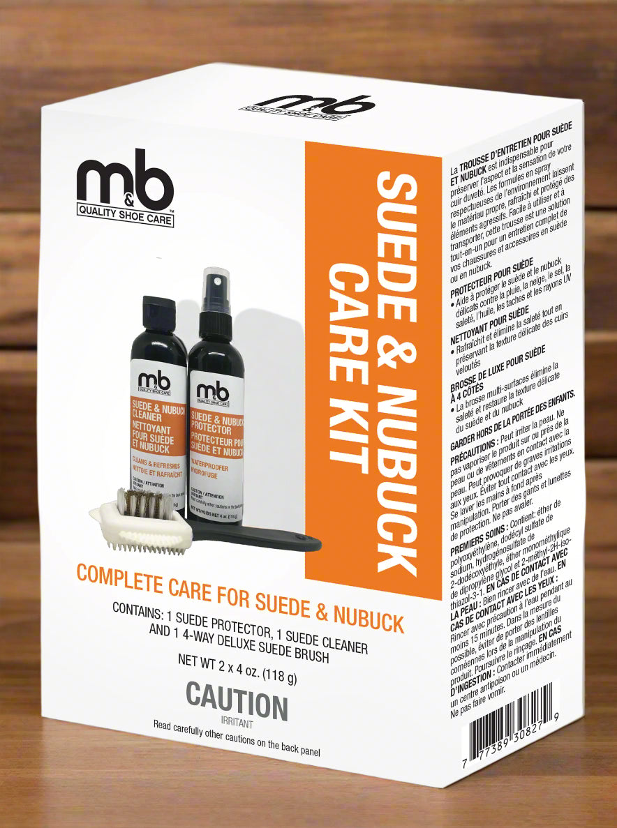 Moneysworth & Best Suede & Nubuck Care Kit | Cleaner, Protector & Brush
