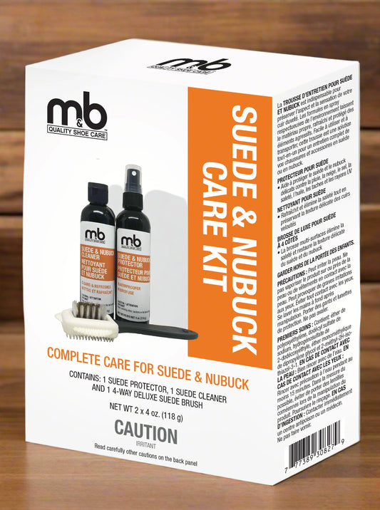 Moneysworth & Best Suede & Nubuck Care Kit | Cleaner, Protector & Brush