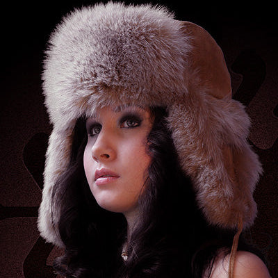 Tecumseh Canada Lynx Shade Fox Fur Bomber Hat - Handcrafted in Canada