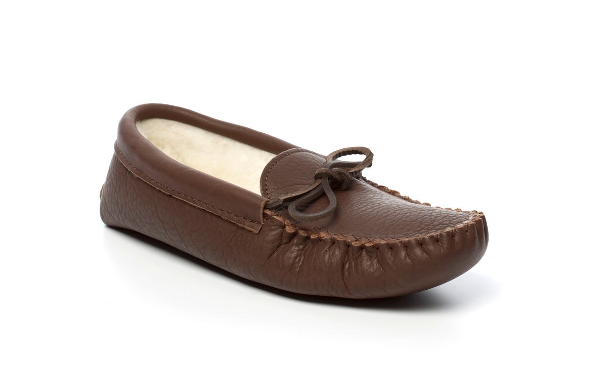 Mens rocky oil tan moccasins made in Canada 