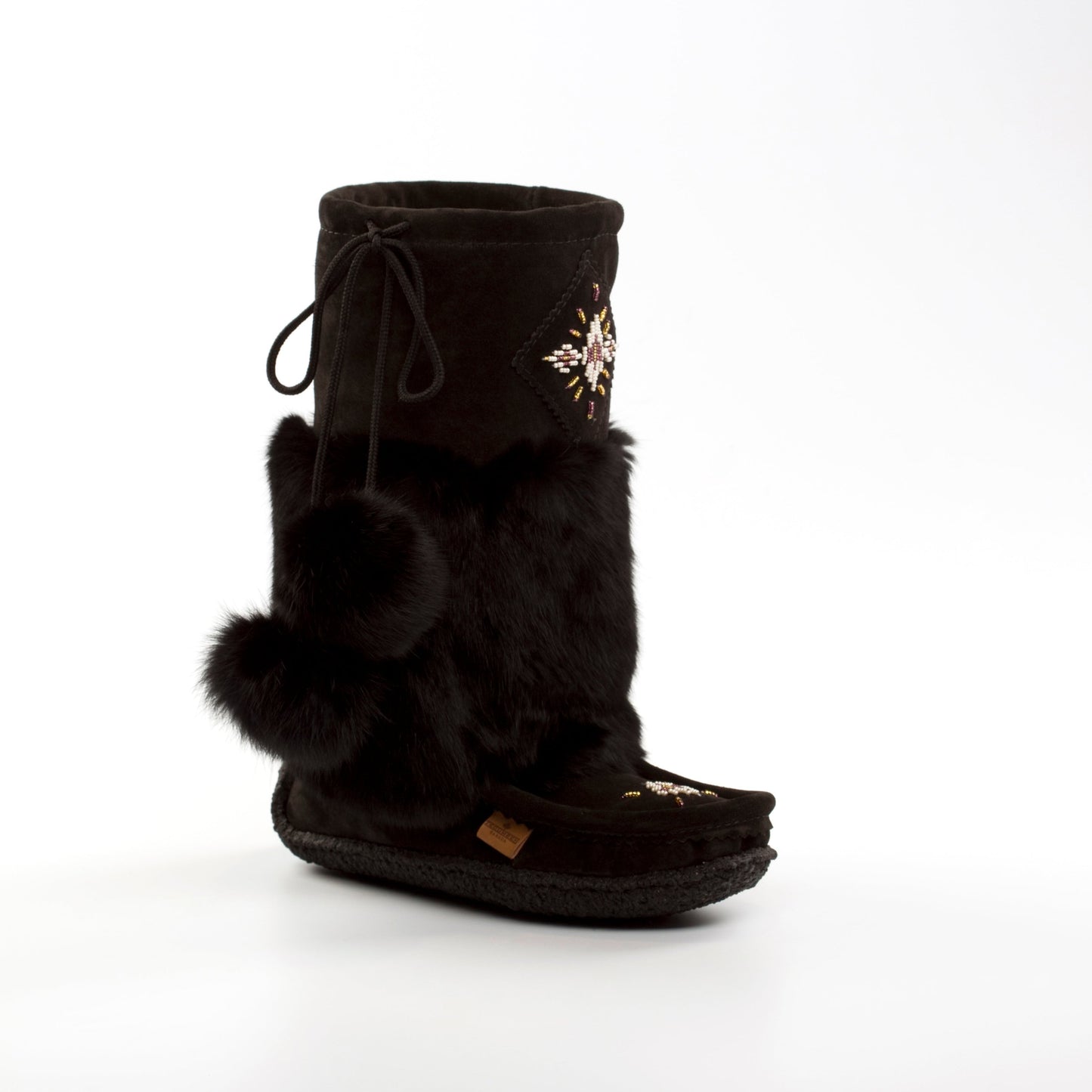 Tecumseh Mukluks Raven Black Short Mukluks 