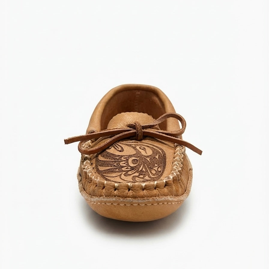 Spirit Moccasins: Women's Hummingbird Moccasins - Genuine Canadian Maple Moose Hide