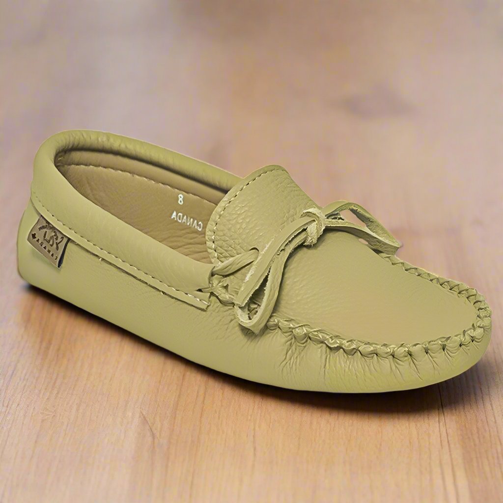 Womens Laurentian Chief leather moccasins 247