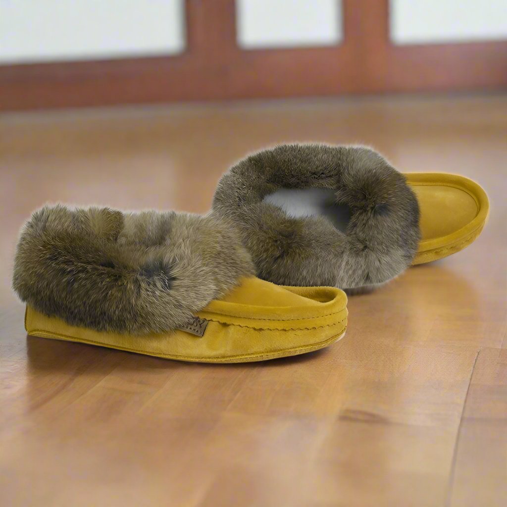 mens fur moccasins laurentian chief 