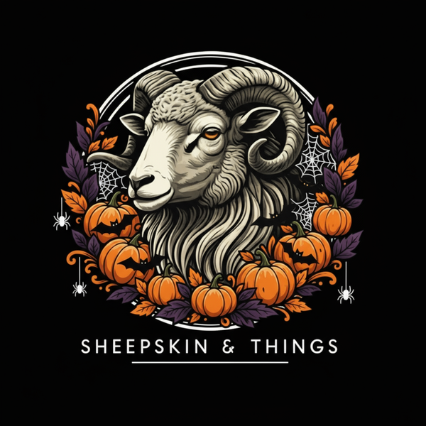 Sheepskin & Things Halloween Logo - Blended Edges