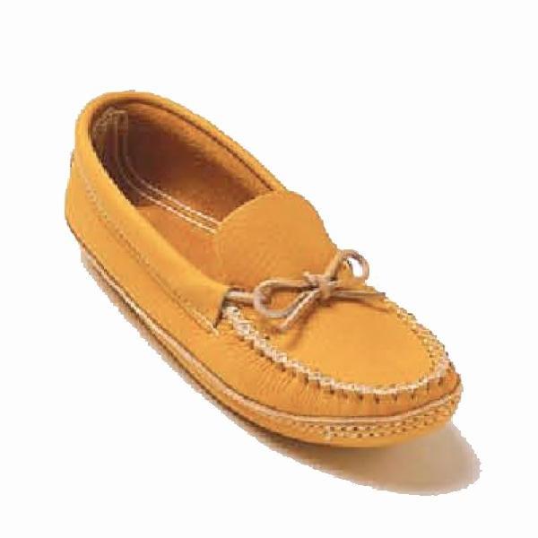 Men's Cowhide Leather Moccasins With Double Padded Sole